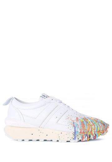 LANVIN ディパートメント ペイント スニーカー ホワイト FMSKBRUCSGGDE21 00S1 29962983