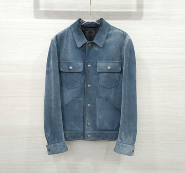 TOM FORD Wildlederleder Westernjacke 417 157041436