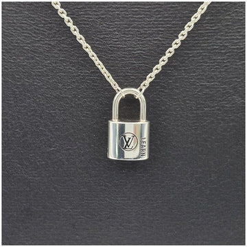LOUIS VUITTON Silber Locken LEARN Halskette (Q03273) 157041658