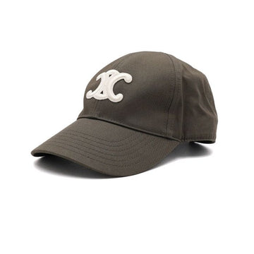CELINE Triope Stickerei Khaki Unisex Baseball Cap 2AUT6969P 157044141