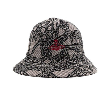Vivienne Westwood Black Diagonal Stripe Bucket Hat aa64608 157044233