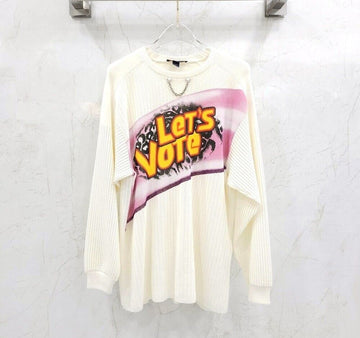 Louis Vuitton Limited Edition Retro Slogan Pullover Knit 154131110