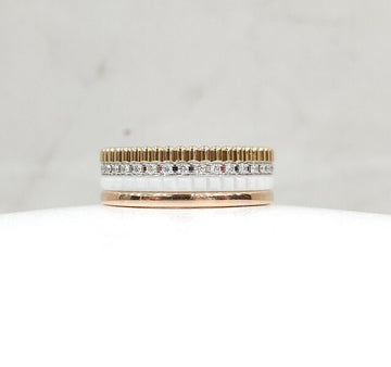 BOUCHERON ダイヤクワトロホワイトエディションスモールリング56号JRG01597 155455800