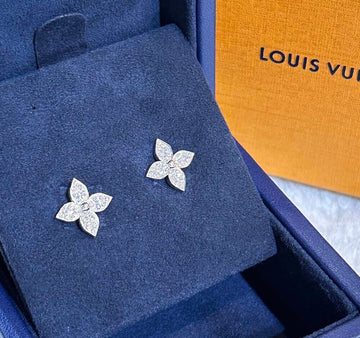 LOUIS VUITTON 18k Idylle Blossom Diamond 18K Weißgold Ohrring-Set Q96966H052809 148576544