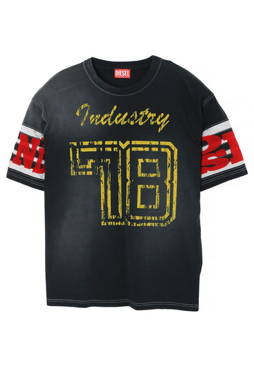 Diesel Short Sleeve T-Shirt Black A12119 0WHAL 9XX 76211028