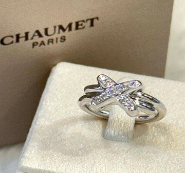 CHAUMET 48号 WG ダイヤ リアン リング J041308 155163029