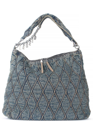DIESEL Hobo Tasche aus Denim mittelblau HA001 P5570 X10363 145169412