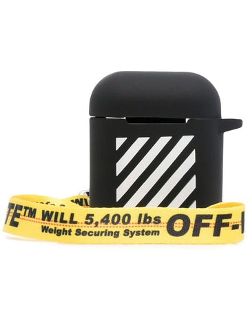 OFF WHITE DIAG SILICON AIRPODS CASE 29963424