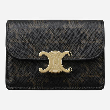 CELINE Triope Klappkartenetui Braun 10I582CPJ 04LU 157093859