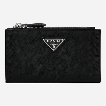 PRADA Saffiano Reißverschluss Kartenetui Schwarz 2MC086 QHH F0002 157096670