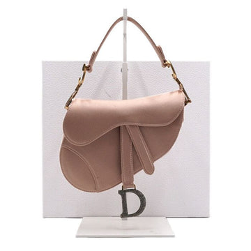 Dior Pink Satin Crystal Mini Saddle Tote Bag aa64643 157108877