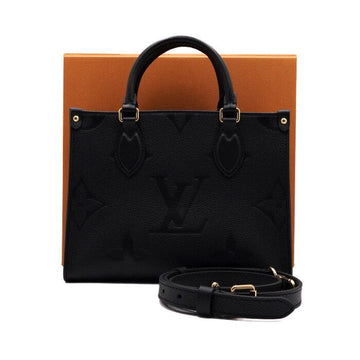 LOUIS VUITTON Monogram Empreinte OnTheGo PM Tote Bag 157109002