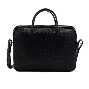 Bottega Veneta Black Getaway Large Briefcase for Men Crossbody Bag 766361 157109005
