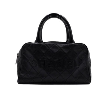 CHANEL Schwarze Kaviar-Logo Damen Tote Bag aa64718 157109011