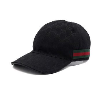 Gucci Black GG Canvas Baseball Cap for Men 200035 157125673