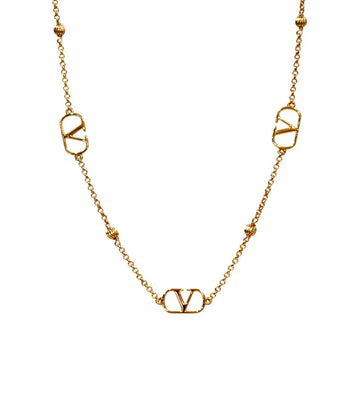 Valentino Logo Necklace 61959 157127402