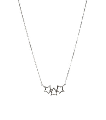 Tiffany & Co Triple Star Silver Necklace 60530 157127406