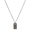 DIOR Cubic Plate Silber Halskette 61592 157127407 [P]