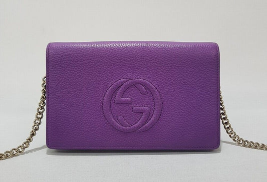 GUCCI Soho Mini Chain Crossbody Bag A001 65036524