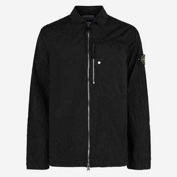 Stone Island Nylon Metal EcoNyl Overshirt Jacket Black 1200038 S0019 V0029 157129029