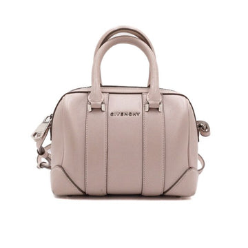 GIVENCHY Kleine Tote-Bag und Schultertasche Lucrezia aus pinkem Leder mit silberner Hardware aa64741 157136085
