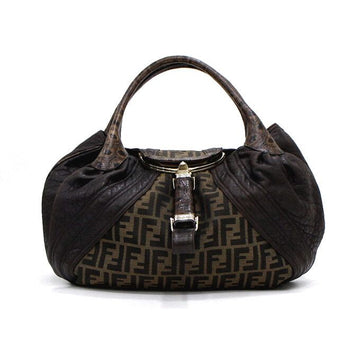 FENDI FF Canvas Spy Weaving Handle Tote Bag 8BR511 157136123
