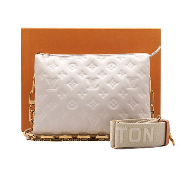 LOUIS VUITTON Coussin PM Schultertasche in Creme mit Monogramm M57793 157136143