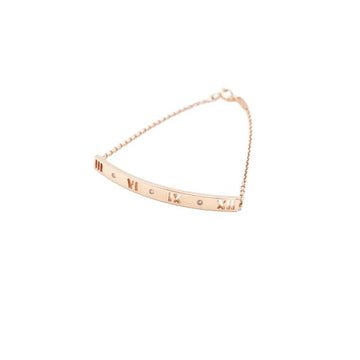 Tiffany & Co Rose Gold 3P Diamond Atlas Pierced Bracelet for Women aa64333 157137872