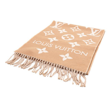 LOUIS VUITTON Essentieller Signature Monogram Wollschal für Damen M77728 157140596