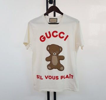Gucci XXS Teddy Bear Patch T-Shirt XXS 131111207