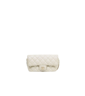 CHANEL White Caviar Sunglasses Crossbody Bag 58508 157169138
