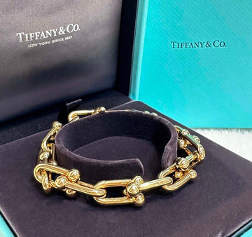 TIFFANY & CO Yg Hardware Link Große Armbanduhr 39991500J032303 148576791