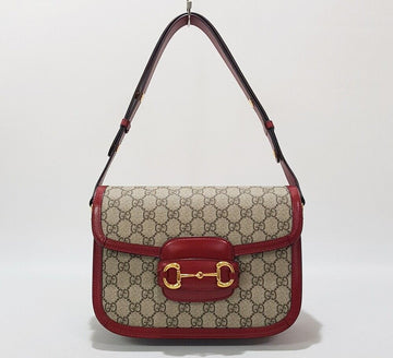 Gucci Horsebit Shoulder Bag Small 602204 Red 87956494