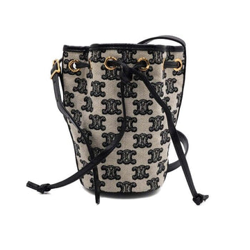 CELINE Mikrofaser Drawstring Bucket Bag Shoulder Bag 10H492CR1 157176528