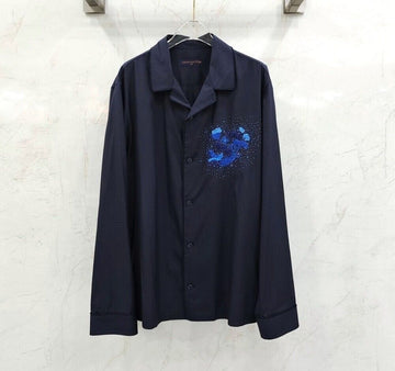 Louis Vuitton Embroidered Pajama Shirt 154332589