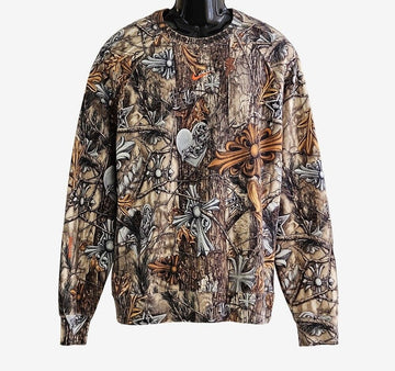 NIKE X Drake Nighthawk X Chrome Hearts Crewneck Sweatshirt L Größe Realtree Camo L359M6K6 157179106