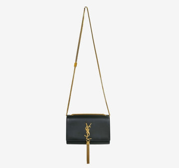 Saint Laurent Kate Tassel Shoulder Bag Green 7DN4DTXL 157179406