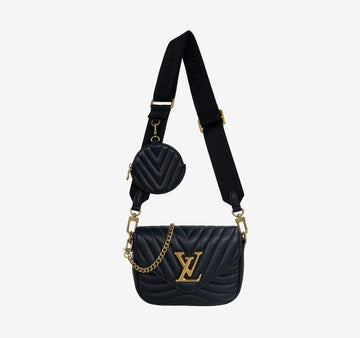 LOUIS VUITTON Neue Welle Multi Pochette M56461 Schwarz R3G5XGOW 157179933