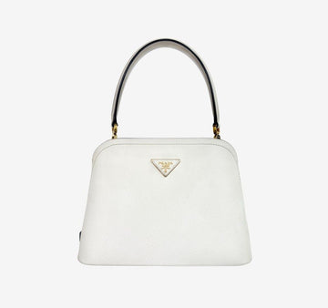 PRADA Saffiano Martine Small White 12AQPJN8 157179962