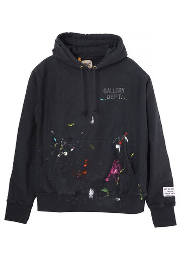 GALLERY DEPT Galerie Department Print Logo Hoodie Schwarz GDEN2020P BLACK 29962569
