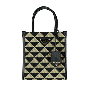 Prada Symbol Jacquard Fabric Tote Bag Crossbody 1BA355 14383 157182046