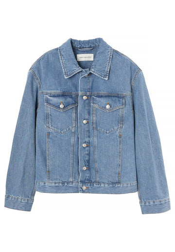 DRIES VAN NOTEN デニムジャケット ライトブルー 155859726