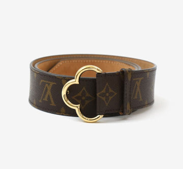 Louis Vuitton Monogram Canvas Belt Gold 85 157186790