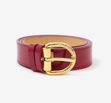 Louis Vuitton Monogram Vernis Belt Pink with Gold Details 80 157186789