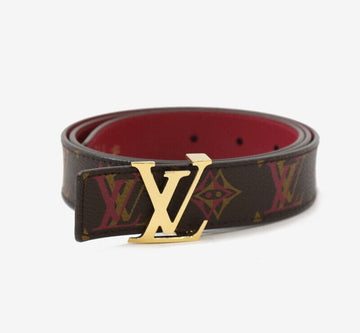 Louis Vuitton Monogram Canvas Belt Gold Finish 85 M9794 157186883