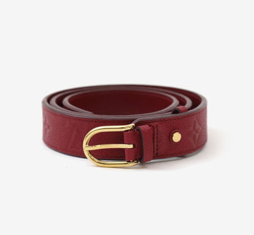 Louis Vuitton Monogram Empreinte Fuchsia Belt Gold 85 9148736186 157186888