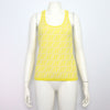 FENDI FZXC39 Gelb FF Logo Damen ärmelloses T-Shirt 64696 157186981 [P]