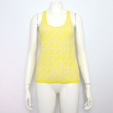 Fendi Yellow FF Logo Sleeveless Top AA64696 157186981