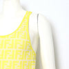FENDI FZXC39 Gelb FF Logo Damen ärmelloses T-Shirt 64696 157186981 [P]