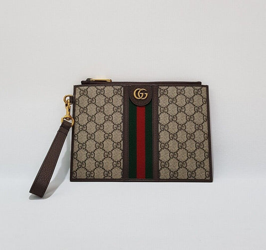 Gucci Ophidia GG Web Clutch Bag 86682831
